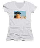 Sunglasses on Pineapple - Women's V-Neck