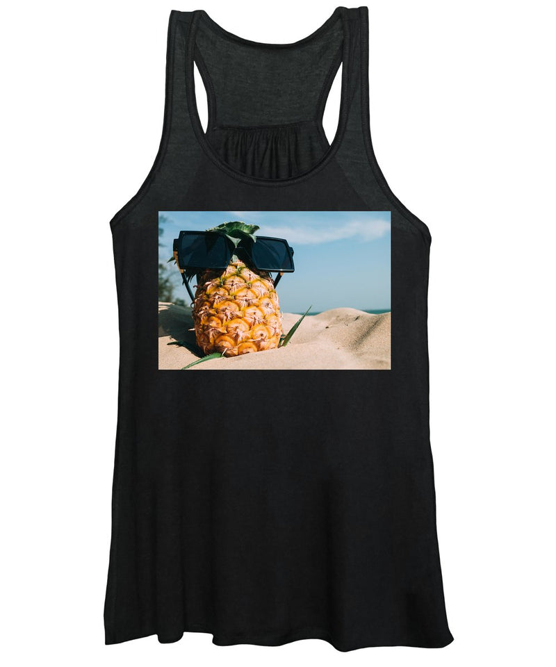 Sunglasses on Pineapple - Women's Tank Top