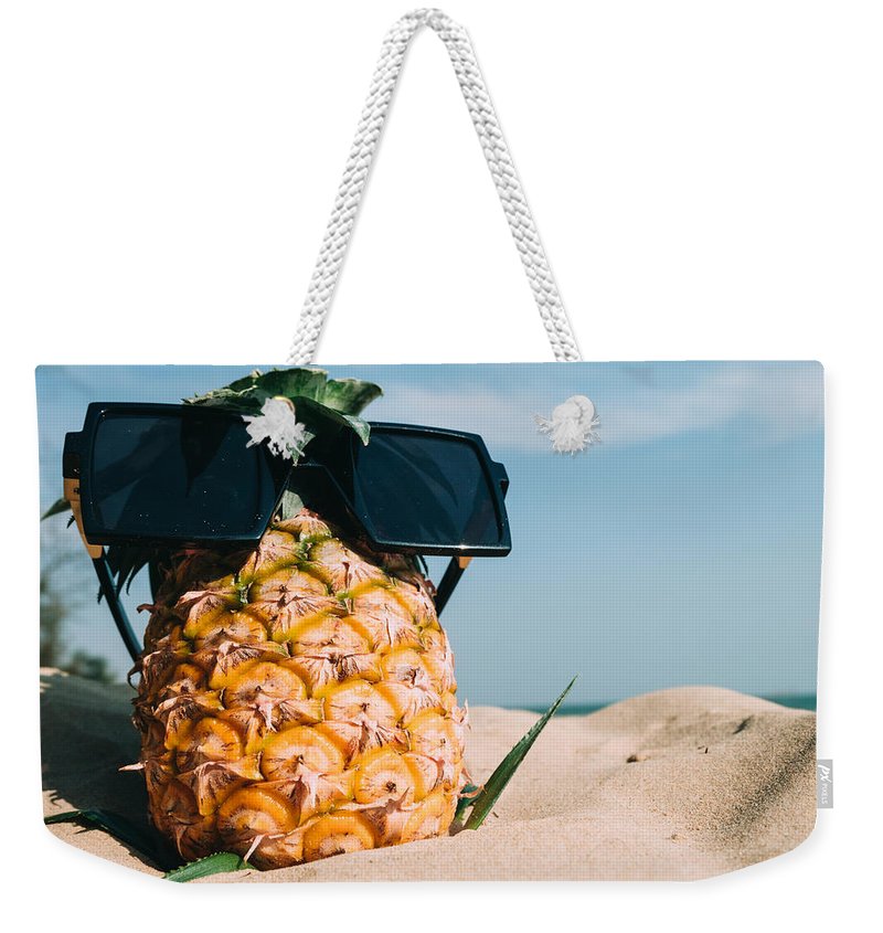 Sunglasses on Pineapple - Weekender Tote Bag