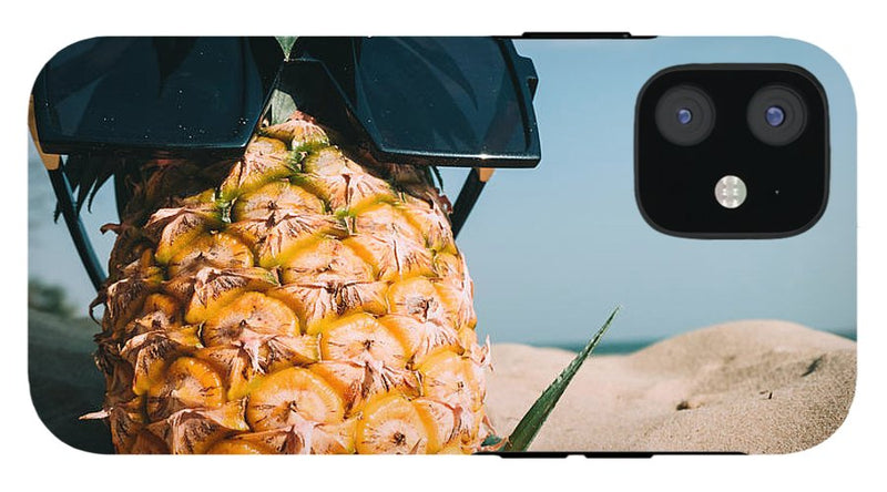 Sunglasses on Pineapple - Phone Case; iPhone and Galaxy