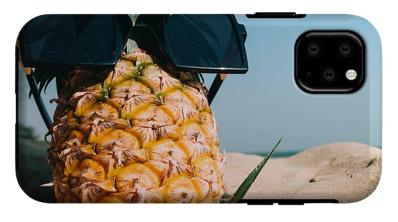 Sunglasses on Pineapple - Phone Case; iPhone and Galaxy